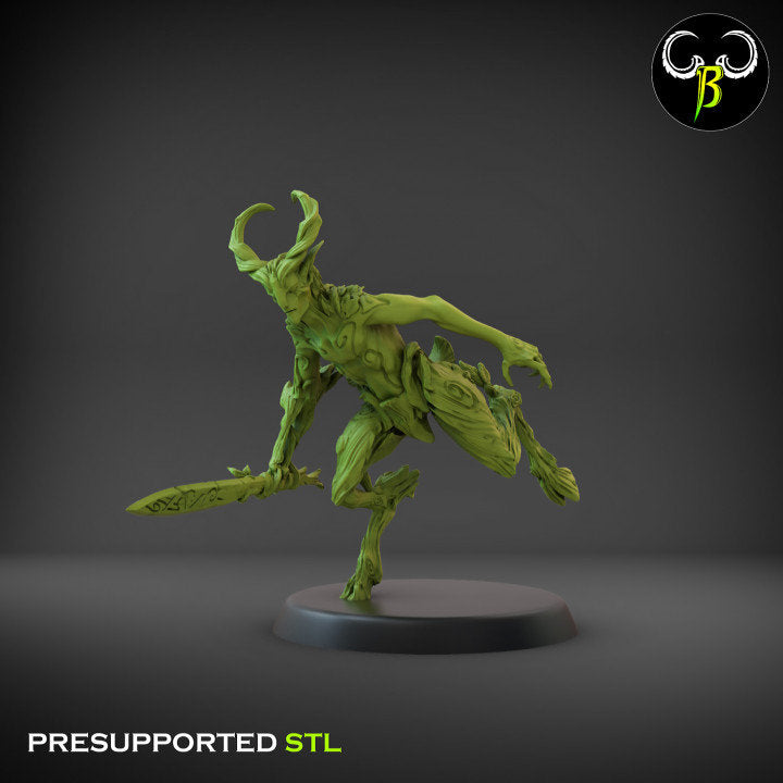 Wild Hunter Squad by Clay Beast Creations | Tabletop RPG Miniature Figures