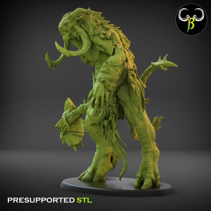 TahrKin Gargant by Clay Beast Creations | Tabletop RPG Miniature Figures
