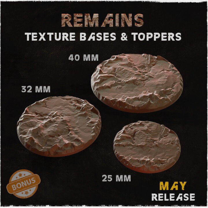 Remains (Undead) | Miniature Bases | Zabavka Workshop | Tabletop RPG Miniature Figures