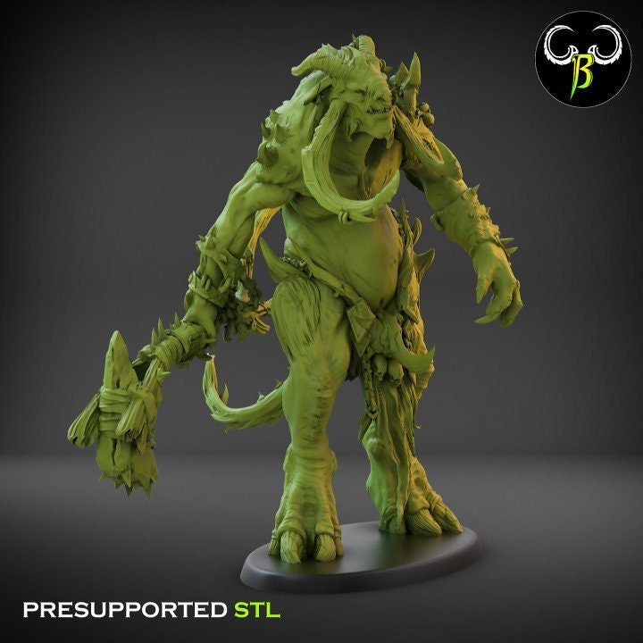 TahrKin Gargant by Clay Beast Creations | Tabletop RPG Miniature Figures