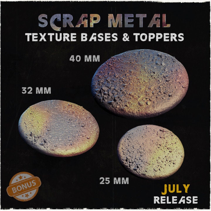 Scrap Metal (Factory) | Miniature Bases | Zabavka Workshop | Tabletop RPG Miniature Figures