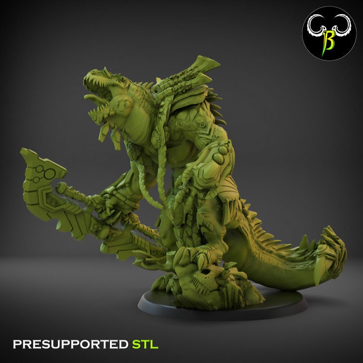 Ancient Sun Lord by Clay Beast Creations | Tabletop RPG Miniature Figures