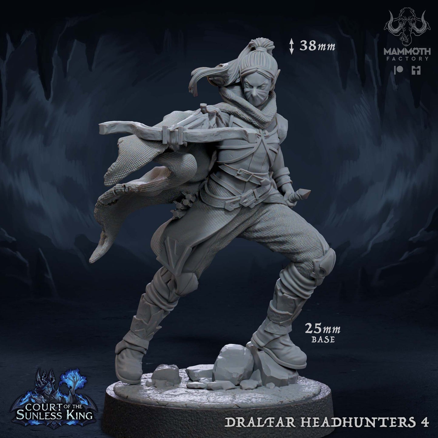 Dralfar Headhunters by Mammoth Factory | Tabletop RPG Miniature Figures