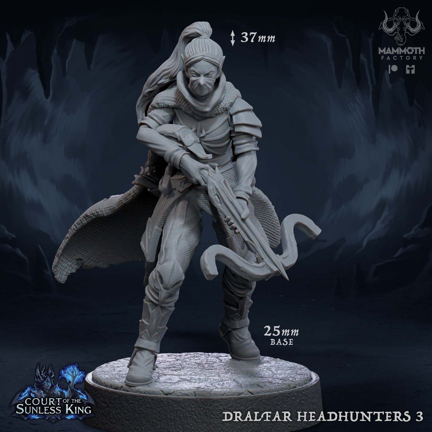 Dralfar Headhunters by Mammoth Factory | Tabletop RPG Miniature Figures