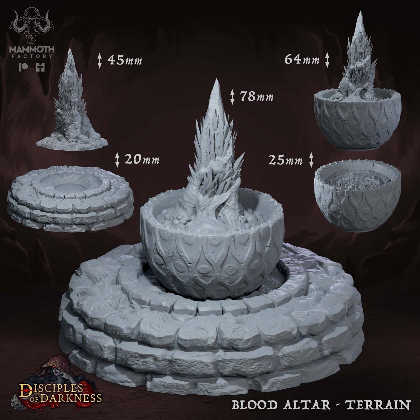Blood Altar by Mammoth Factory | Tabletop RPG Miniature Figures