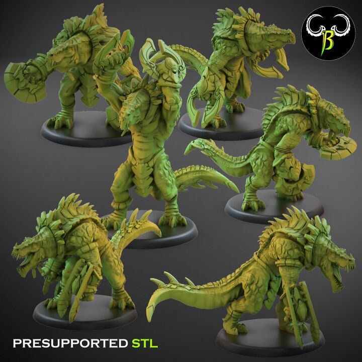 Sun Brawlers by Clay Beast Creations | Tabletop RPG Miniature Figures