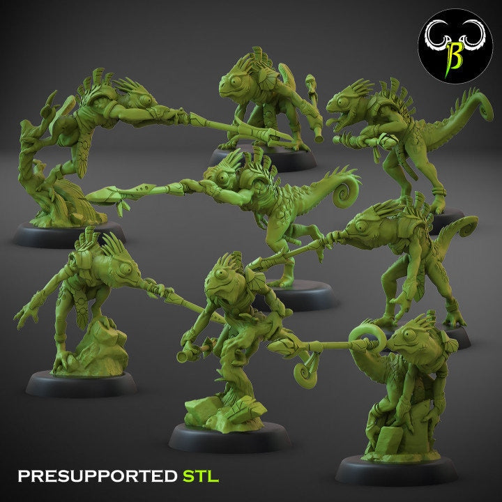 Nova Hunters Squad by Clay Beast Creations | Tabletop RPG Miniature Figures