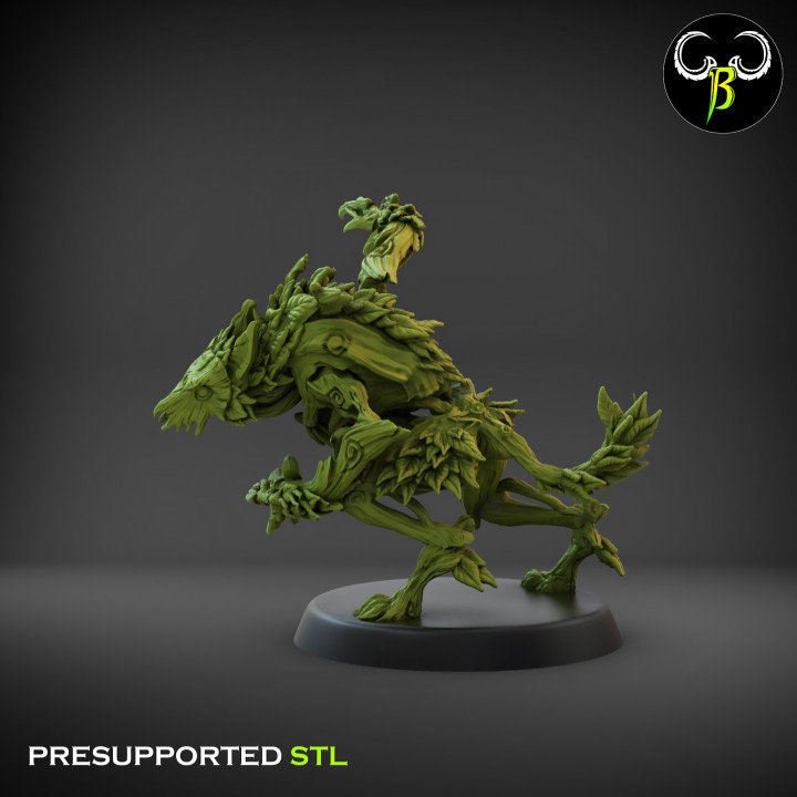 Ferocious Spirit Claw Squad by Clay Beast Creations | Tabletop RPG Miniature Figures