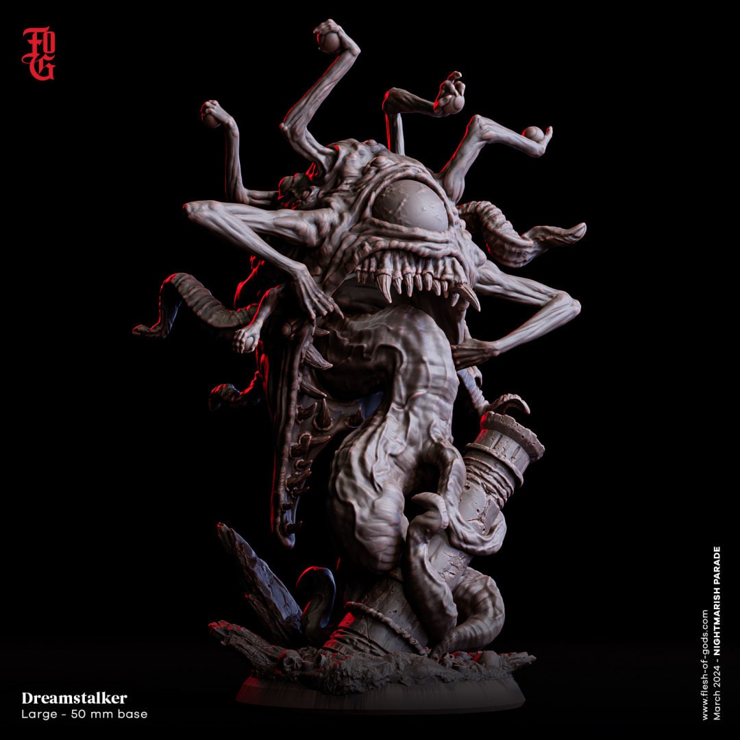Dreamstalker by Flesh of Gods | High Quality  3D Print | Tabletop RPG Miniature Figures