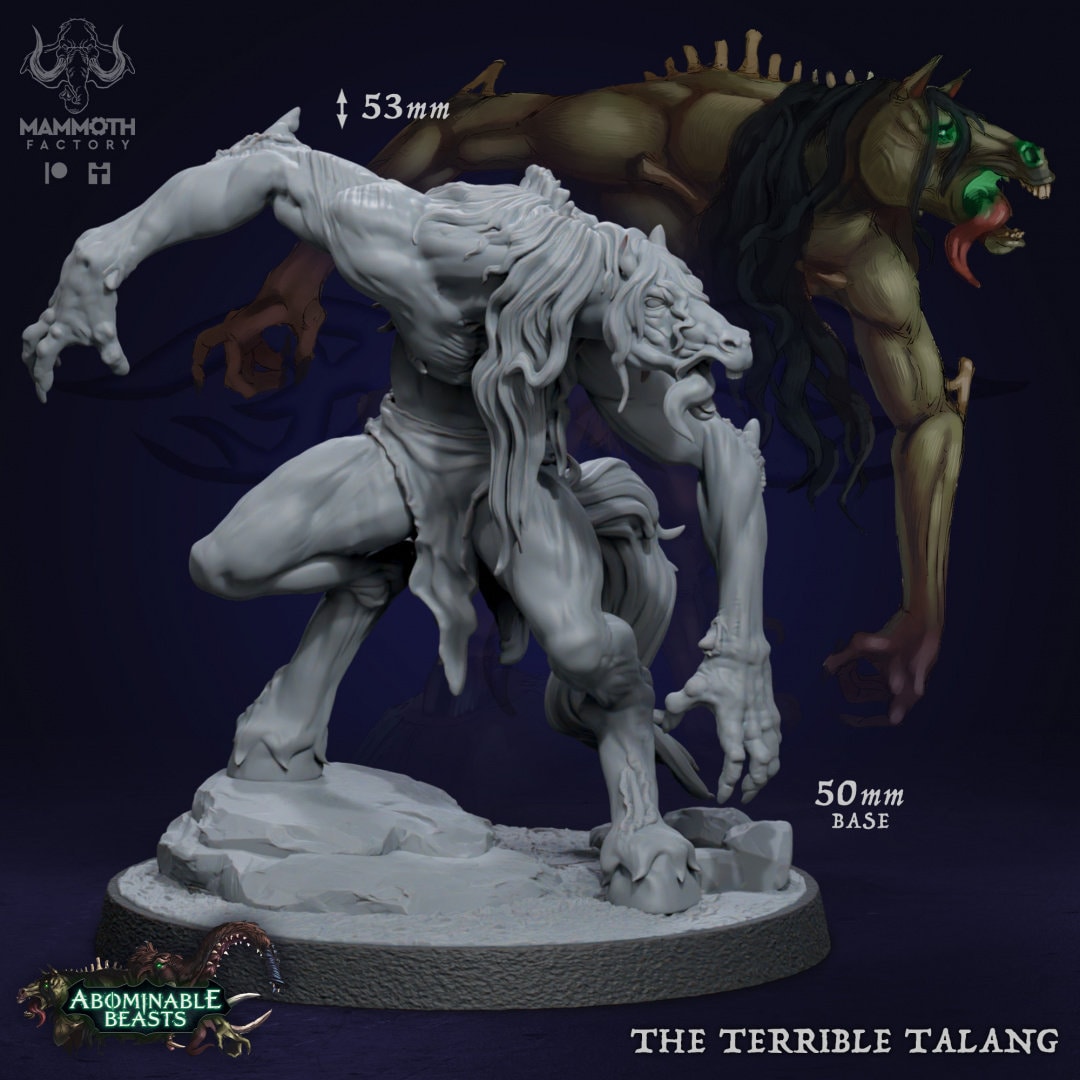 The Terrible Talang by Mammoth Factory | Tabletop RPG Miniature Figures