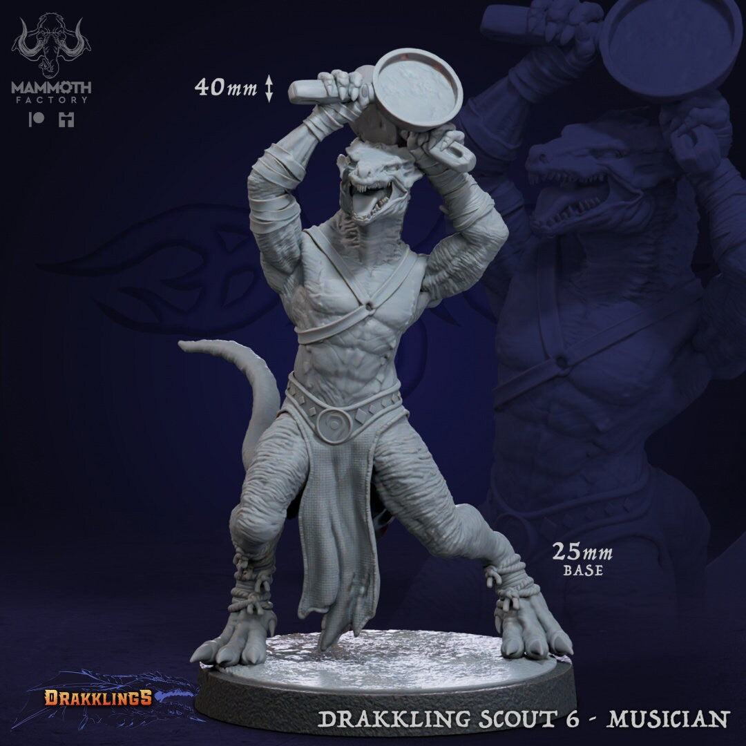 Drakkling Scouts by Mammoth Factory | Tabletop RPG Miniature Figures