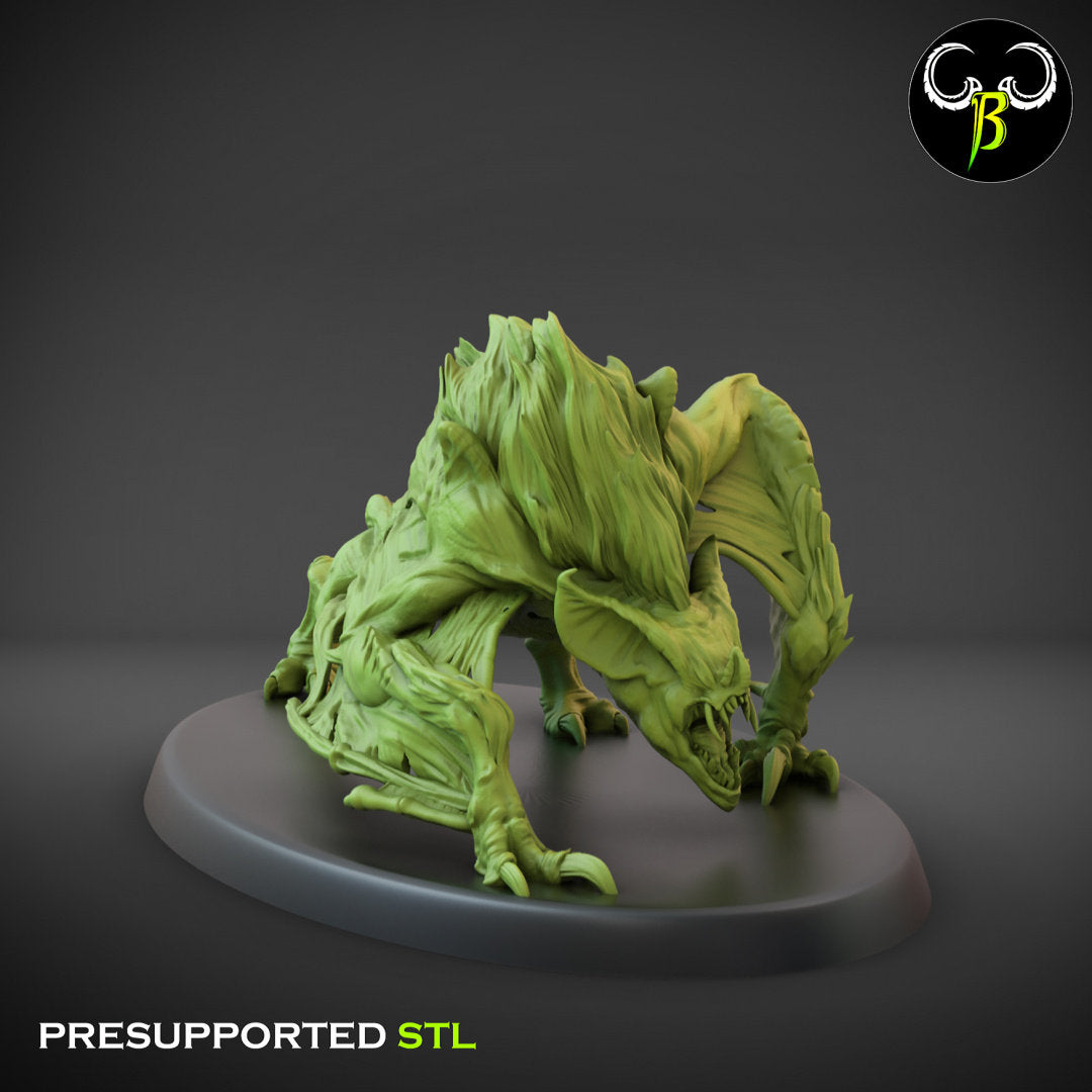 Savage Vampire by Clay Beast Creations | Tabletop RPG Miniature Figures